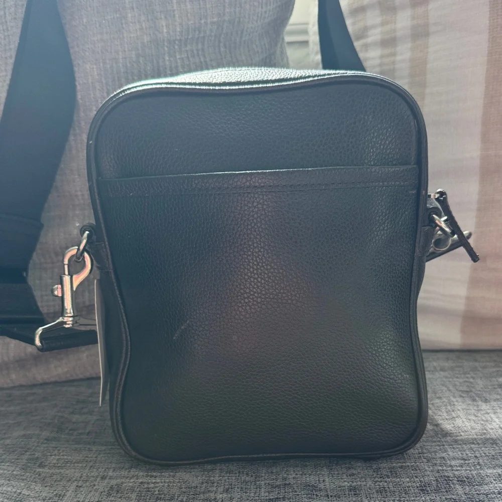 Burberry Brown Leather Messenger Bag Crossbody/ Shoulder Bag